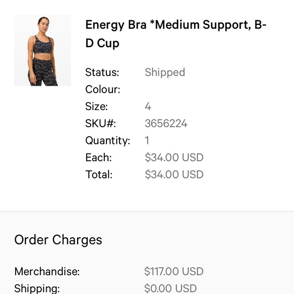 Lululemon lavender energy bra - Picture 10 of 10